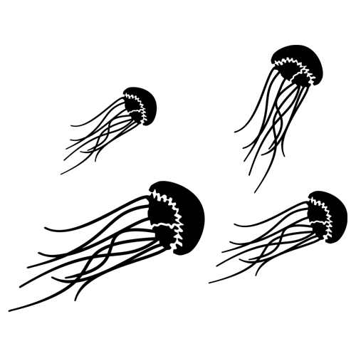 <a href="quallen-wandtattoo.html" title="Quallen Wandtattoo für die Herstellung von Aufklebern mit dem Schneideplotter">Quallen Wandtattoo Vektorgrafik</a>
